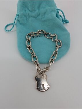 Tiffany & Co. Padlock Charm Bracelet